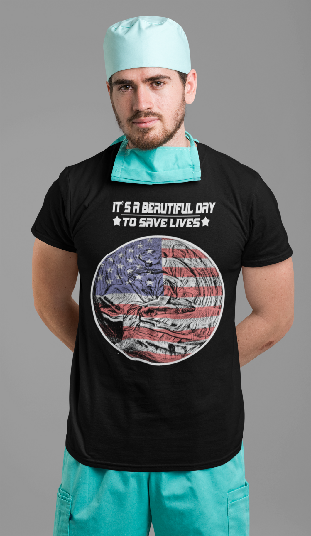 Its A Beautiful Day To Save Lives Nurse Short-Sleeve Unisex T-Shirt | FREE SHIPPING