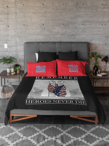 Remember Heroes Never Die Throw Blanket FREE SHIPPING