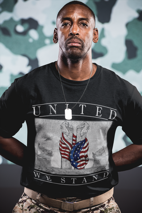 United We Stand Twin Towers Short-Sleeve Unisex T-Shirt