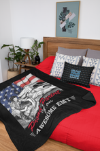 Load image into Gallery viewer, Proud Parent Of An Awesome EMT Throw Blanket FREE SHIPPING