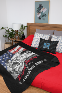 Proud Parent Of An Awesome EMT Throw Blanket FREE SHIPPING