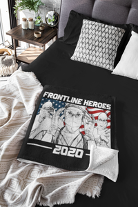 Frontline Heroes 2020 Throw Blanket FREE SHIPPING