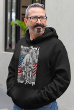 Load image into Gallery viewer, Heroes Don&#39;t Wear Jerseys Unisex Hoodie Stairway