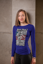 Load image into Gallery viewer, Heroes Don&#39;t Wear Jerseys Long Sleeve Tee FREE SHIPPING