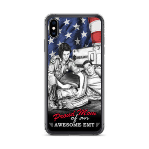 Proud Mom Of An Awesome EMT iPhone Case FREE SHIPPING