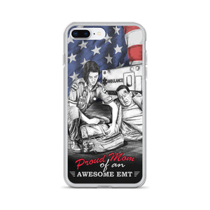 Proud Mom Of An Awesome EMT iPhone Case FREE SHIPPING