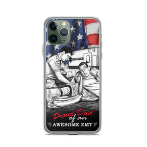 Proud Dad Of An Awesome EMT iPhone Case FREE SHIPPING