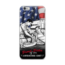 Load image into Gallery viewer, Proud Sister Of An Awesome EMT iPhone Case FREE SHIPPING