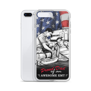 Proud Dad Of An Awesome EMT iPhone Case FREE SHIPPING