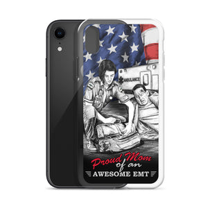 Proud Mom Of An Awesome EMT iPhone Case FREE SHIPPING