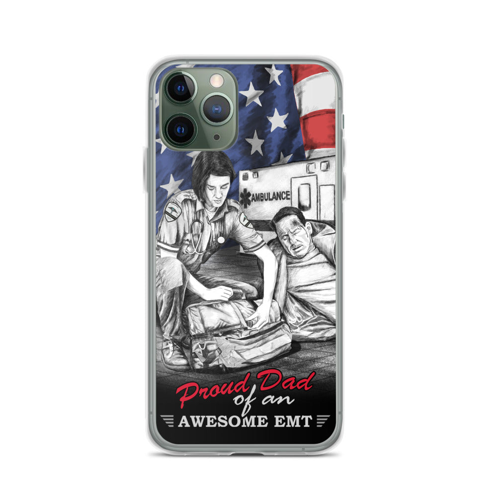 Proud Dad Of An Awesome EMT IPhone Case FREE SHIPPING