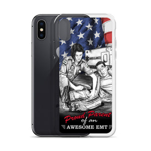 Proud Parent Of An Awesome EMT iPhone Case FREE SHIPPING