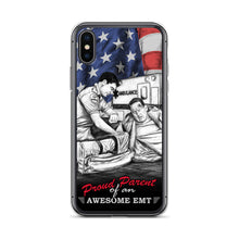 Load image into Gallery viewer, Proud Parent Of An Awesome EMT iPhone Case FREE SHIPPING