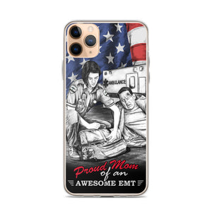 Proud Mom Of An Awesome EMT iPhone Case FREE SHIPPING