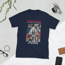 Load image into Gallery viewer, Firefighter Your Worst Nightmare Is Another Day At The Office Short-Sleeve Unisex T-Shirt Stairway