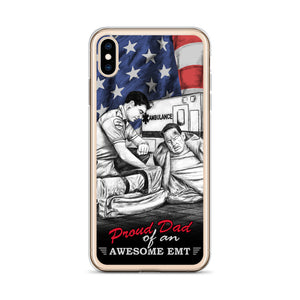 Proud Dad Of An Awesome EMT iPhone Case FREE SHIPPING