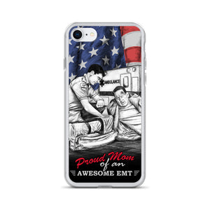 Proud Mom Of An Awesome EMT iPhone Case FREE SHIPPING