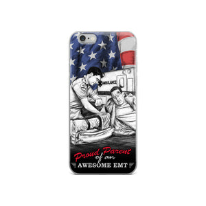 Proud Parent Of An Awesome EMT iPhone Case FREE SHIPPING