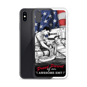 Proud Parent Of An Awesome EMT iPhone Case FREE SHIPPING