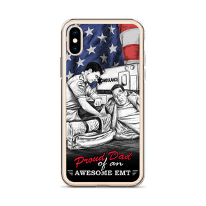 Proud Dad Of An Awesome EMT iPhone Case FREE SHIPPING