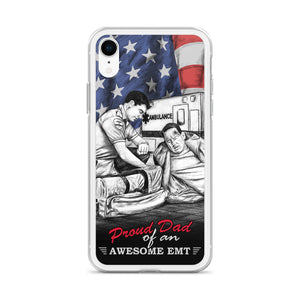 Proud Dad Of An Awesome EMT iPhone Case FREE SHIPPING