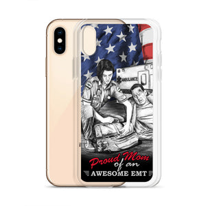 Proud Mom Of An Awesome EMT iPhone Case FREE SHIPPING