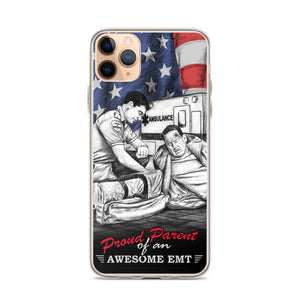 Proud Parent Of An Awesome EMT iPhone Case FREE SHIPPING