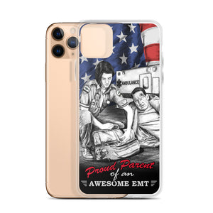 Proud Parent Of An Awesome EMT iPhone Case FREE SHIPPING