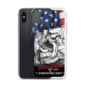 Proud Mom Of An Awesome EMT iPhone Case FREE SHIPPING