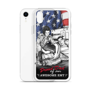 Proud Dad Of An Awesome EMT IPhone Case FREE SHIPPING