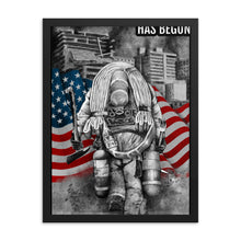 Load image into Gallery viewer, The Journey To Become A Firefighter Has Began Framed Poster FREE SHIPPING