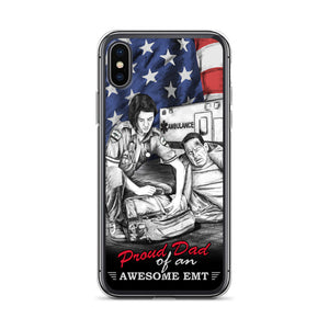 Proud Dad Of An Awesome EMT IPhone Case FREE SHIPPING