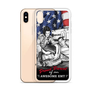 Proud Parent Of An Awesome EMT iPhone Case FREE SHIPPING