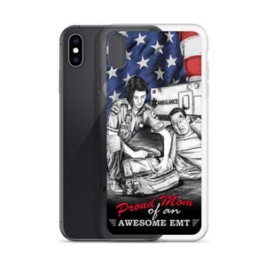 Proud Mom Of An Awesome EMT iPhone Case FREE SHIPPING