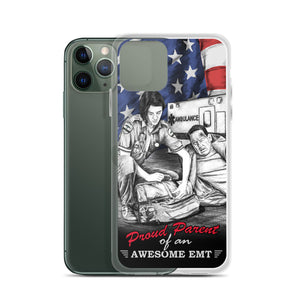 Proud Parent Of An Awesome EMT iPhone Case FREE SHIPPING