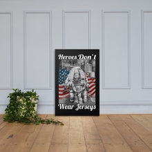 Load image into Gallery viewer, Heroes Don&#39;t Wear Jerseys Canvas FREE SHIPPING