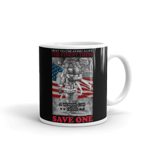 Next To Creating A Life The Finest Thing A Women Can Do Is Save One Coffee Mug FREE SHIPPING