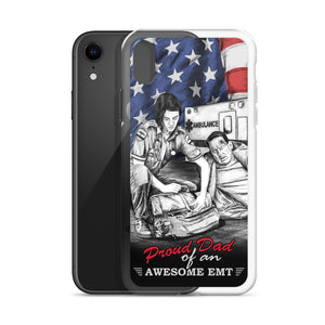 Proud Dad Of An Awesome EMT IPhone Case FREE SHIPPING