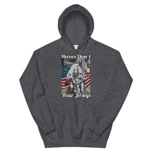 Load image into Gallery viewer, Heroes Don&#39;t Wear Jerseys Unisex Hoodie Stairway