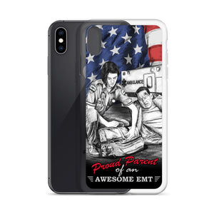 Proud Parent Of An Awesome EMT iPhone Case FREE SHIPPING