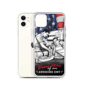 Proud Mom Of An Awesome EMT iPhone Case FREE SHIPPING