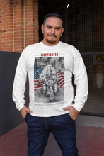 Load image into Gallery viewer, Firefighter The Hardest Job You Ever Love Long Sleeve Tee FREE SHIPPING